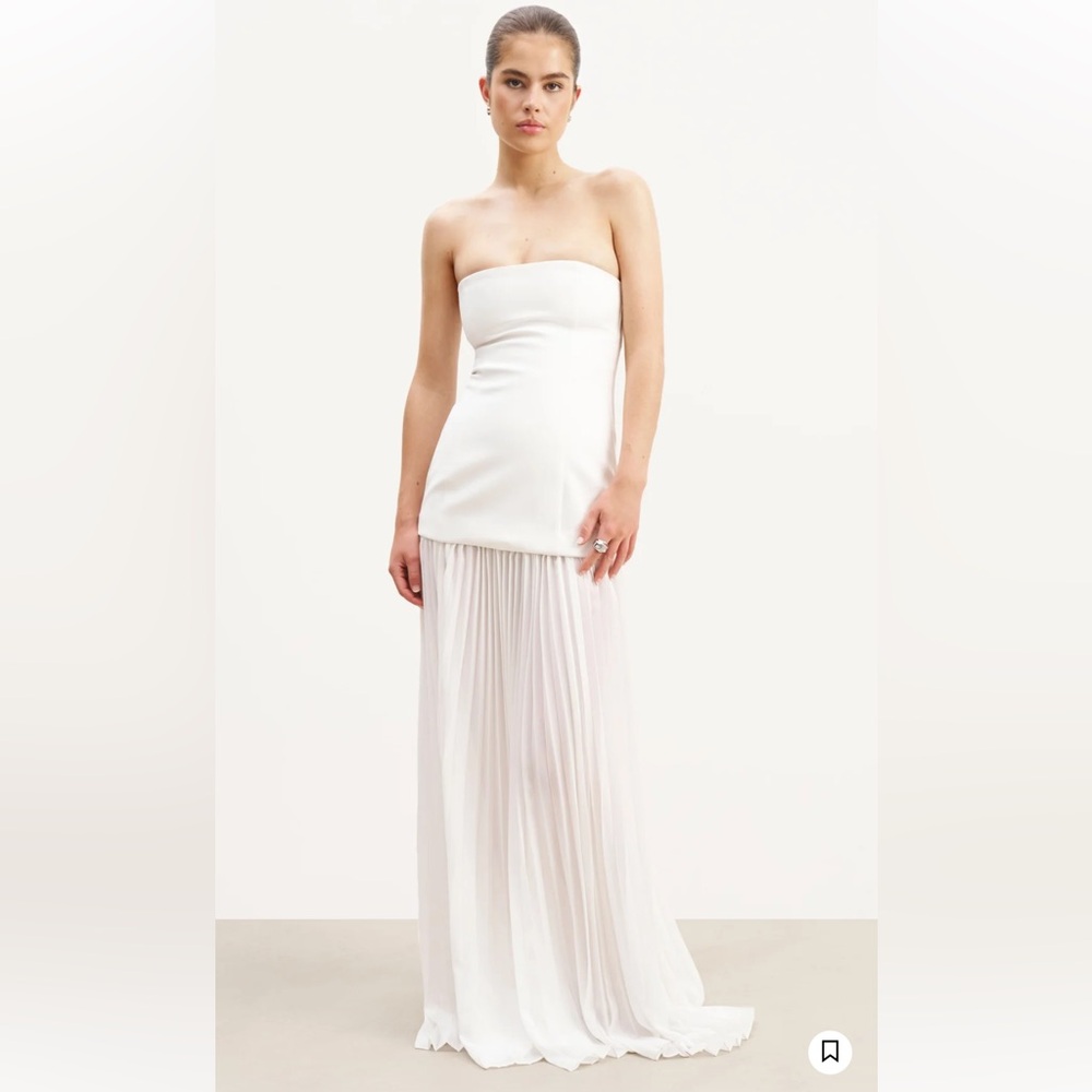 Structures white bridal Bodice gown